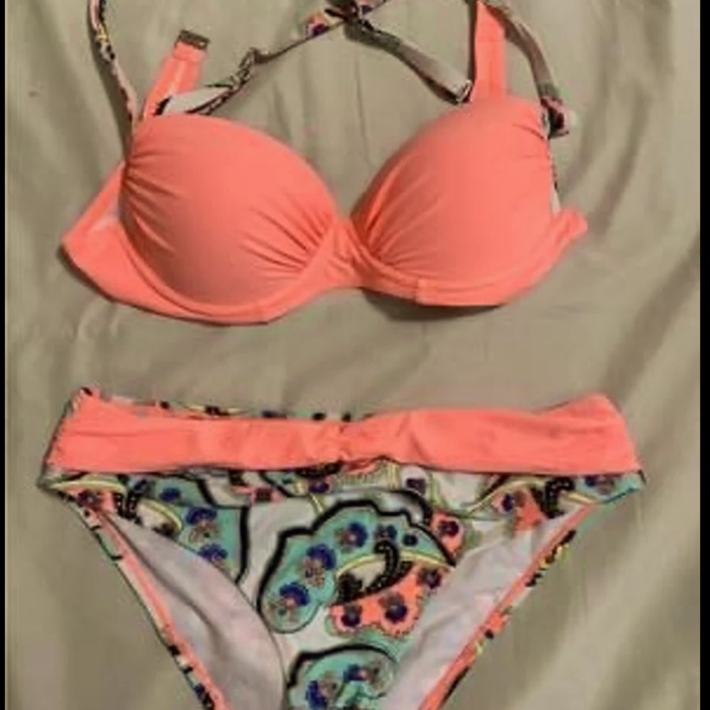 Two piece bathing suit